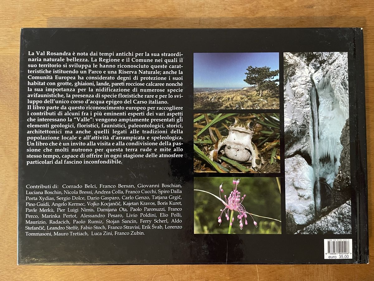 Libri: La Val Rosandra e l'ambiente circostante – Usato da Zürich venduto da WWehrle 4