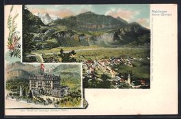 Meiringen, Ortsansicht aus der Vogelscha