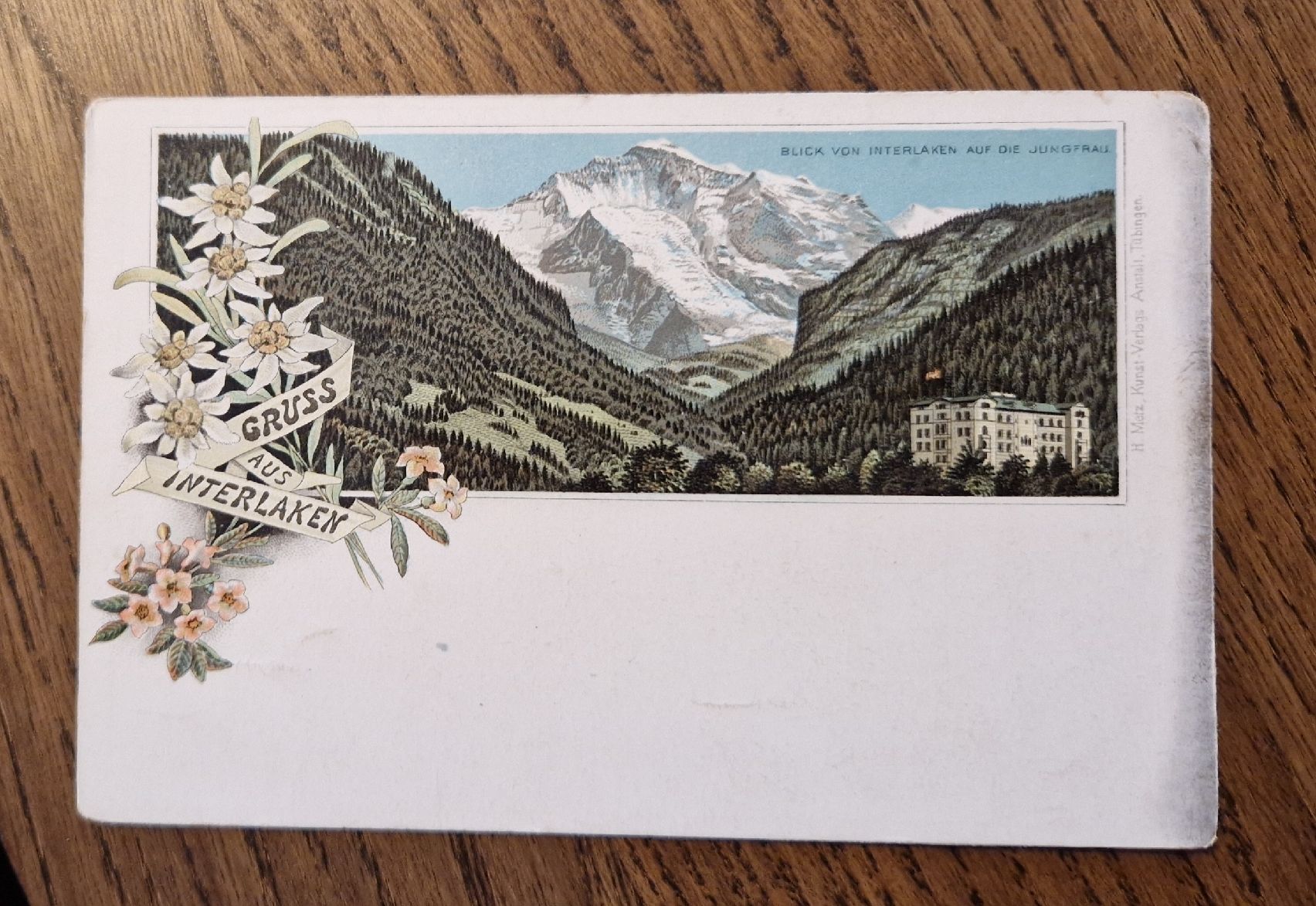 Cartoline postali: Gruss aus Interlaken – Usato da Ebikon venduto da Donar50