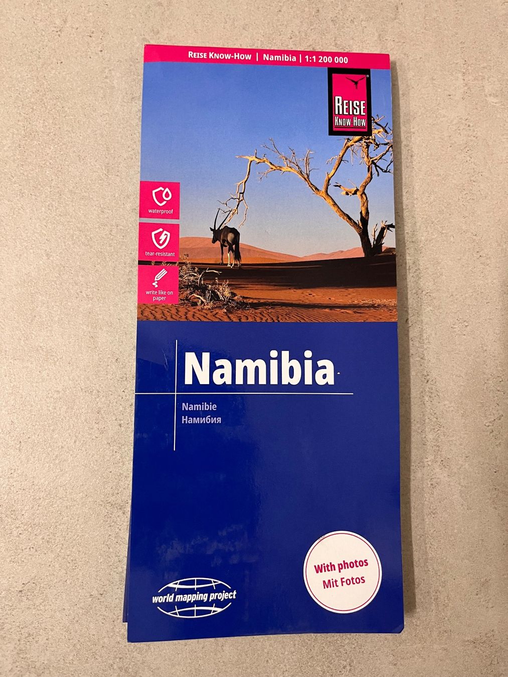 Cartine & Atlanti: Strassenkarte Namibia 1: 1 200'000 – Usato da Ittigen venduto da sbu_17
