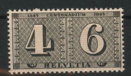 1943, 100 Jahre schweizerische Postmarken ** (2)