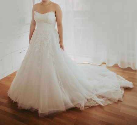Hochzeitskleid von Merys Couture inkl Unterrock (Gr.40-42)