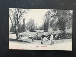 AK   ca 1900  Zürich Belvoirpark wie neu    (G984)
