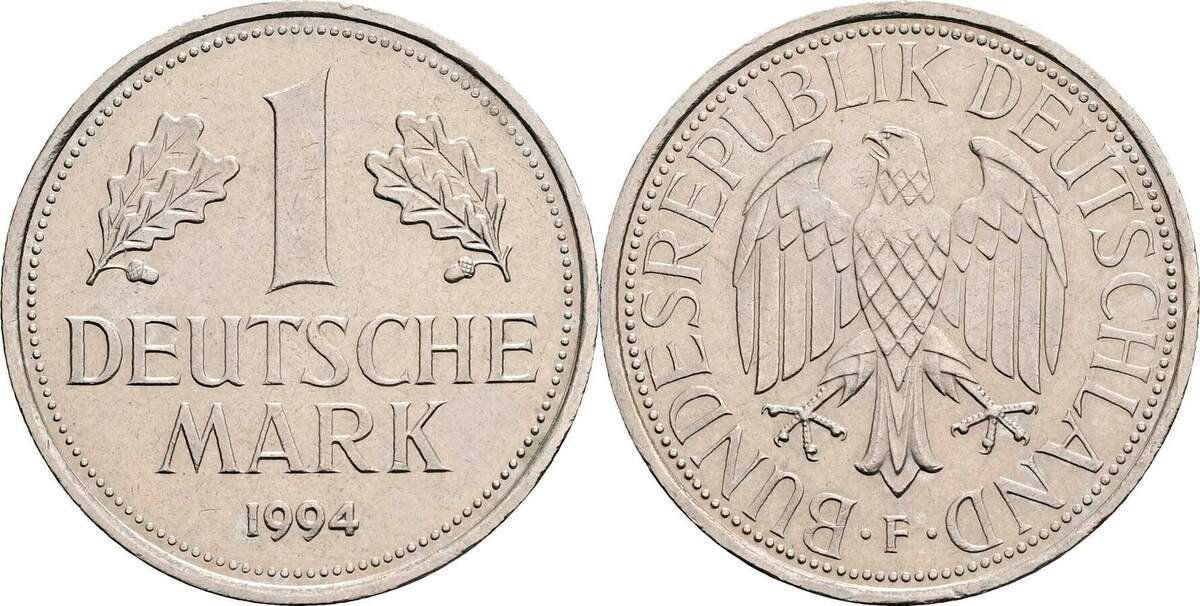 Tutti le monete: 1 Deutsche Mark 1994 – Nuovo (secondo la descrizione) da Kriens venduto da TSCH1