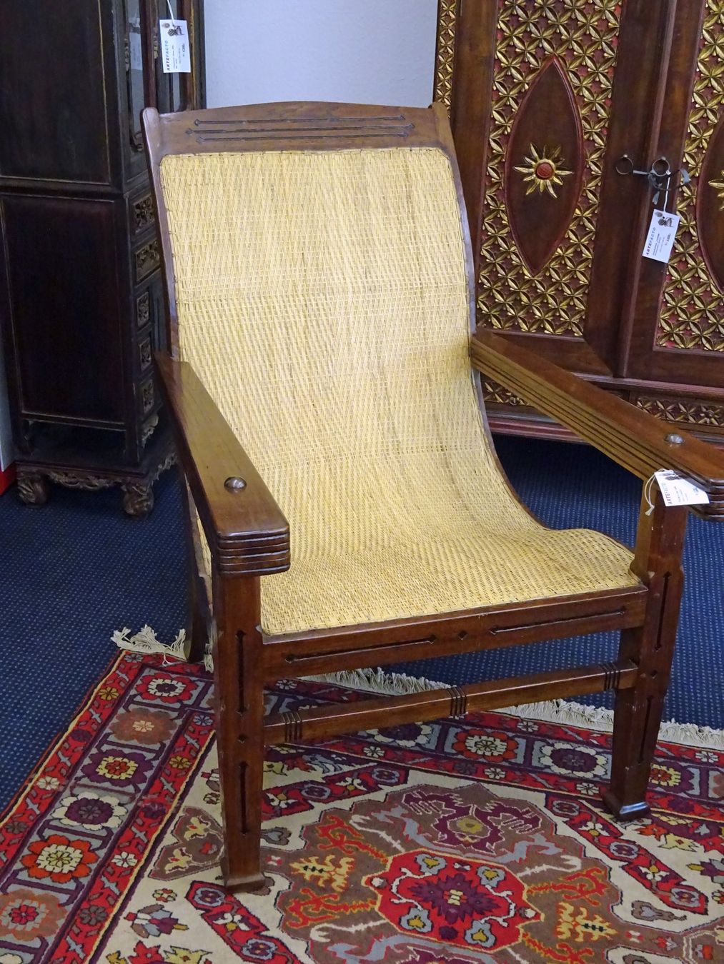 Poltrone: Antiker "Planter's Chair" Relaxmöbel – Usato da Geroldswil venduto da ARTEFACTO 1