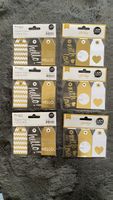 Geschenkanhänger "with love" 6x24 Stk. neu Verpackung marein