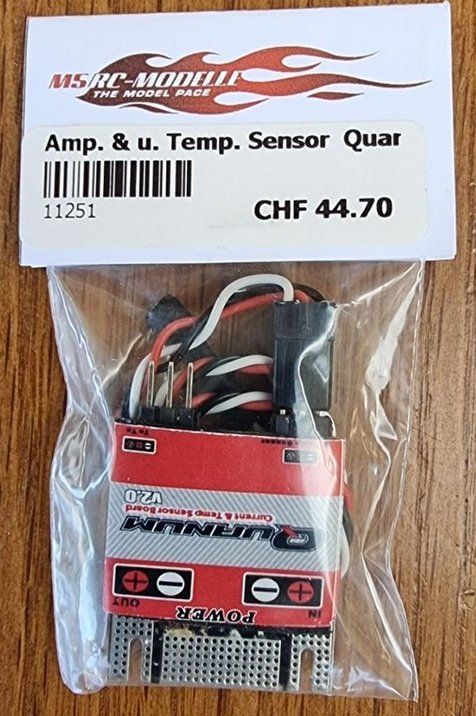 Modellismo RC: Quanum Telemetry System 2.4Ghz Temp / Amp Add-On – Nuovo e nell'imballaggio originale da Trélex venduto da Arnaudyak