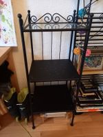 Schwarzes Metall Regal