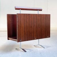 1960er 'OPAL' Rosewood Magazinhalter / Zeitungsständer