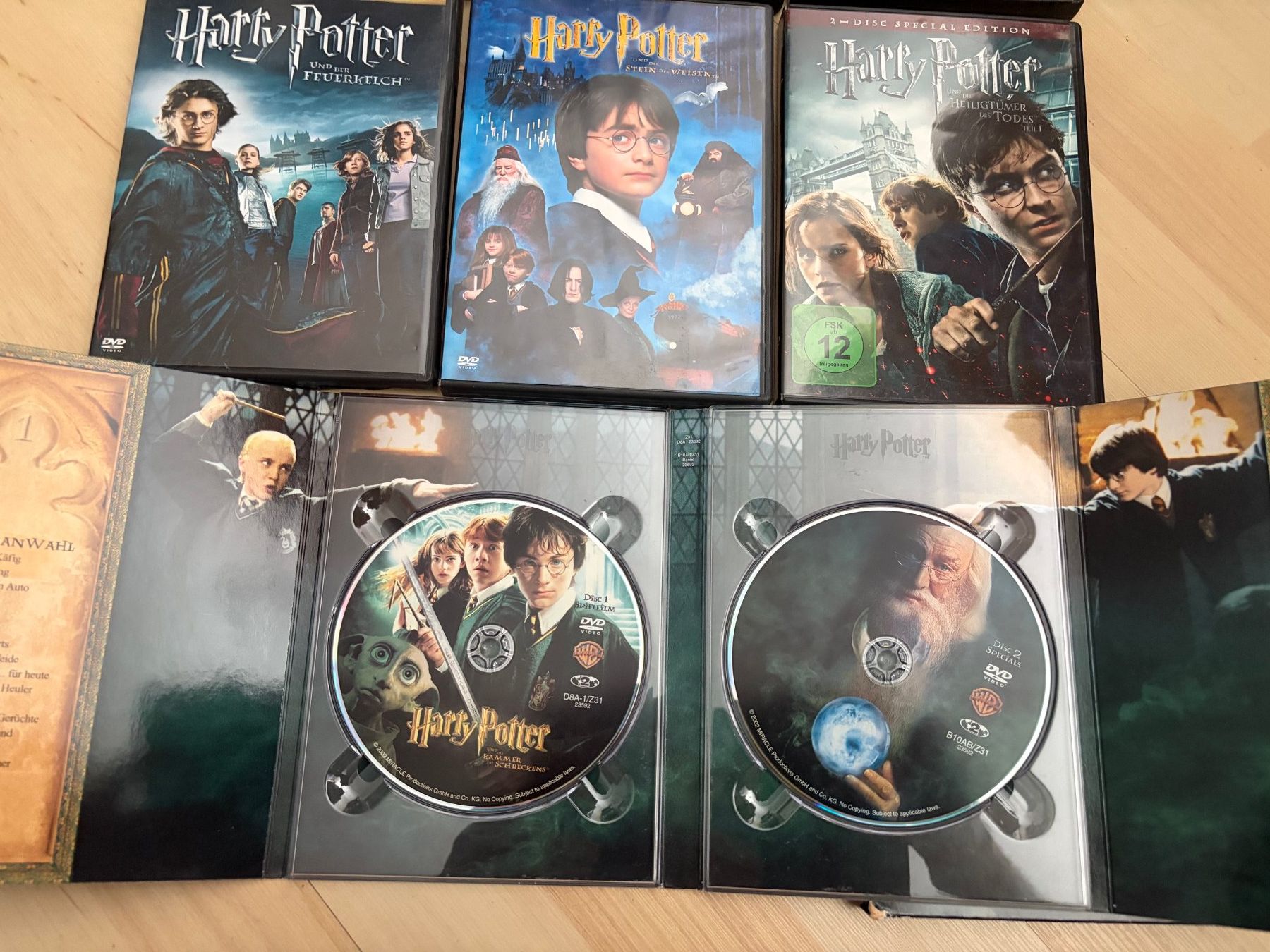 Alle DVDs: Harry Potter Sammlung – Gebraucht aus Mollis von Hg 4