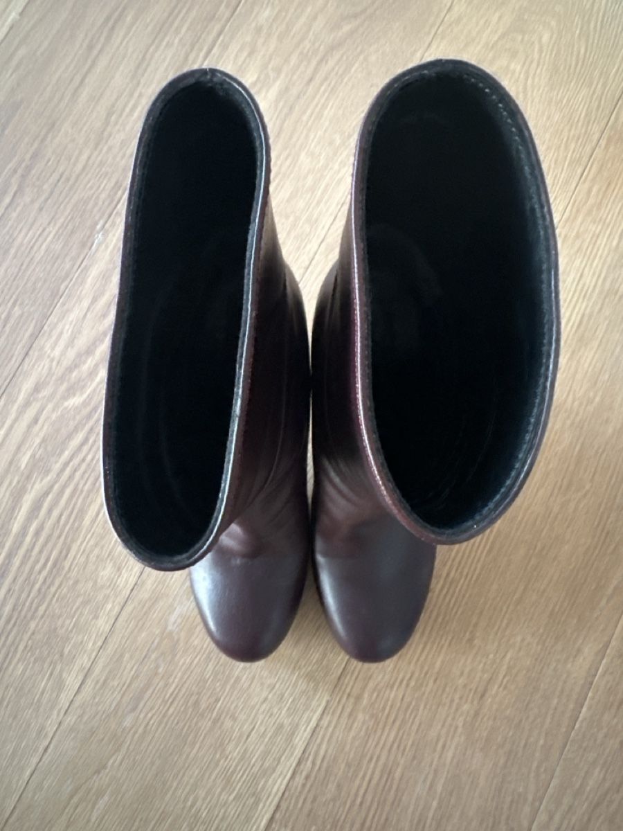 Balenciaga Scarpe da donna: Balenciaga Bordeaux Leather Ankle Boots! – Usato da Binningen venduto da can_s2yh 4