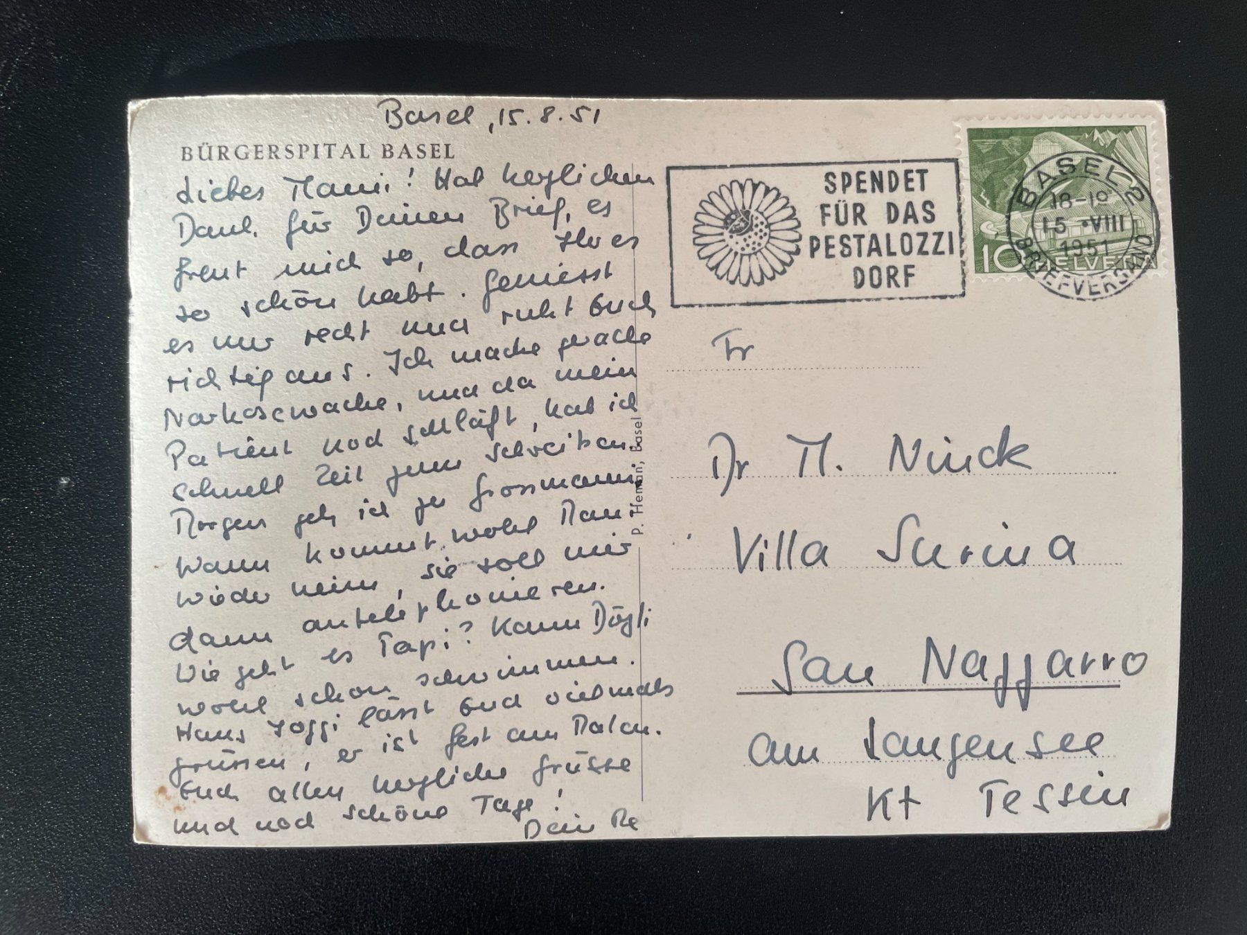 Cartes postales: AK BS Bürgerspital Basel – D'occasion à Thal par Danny82 1