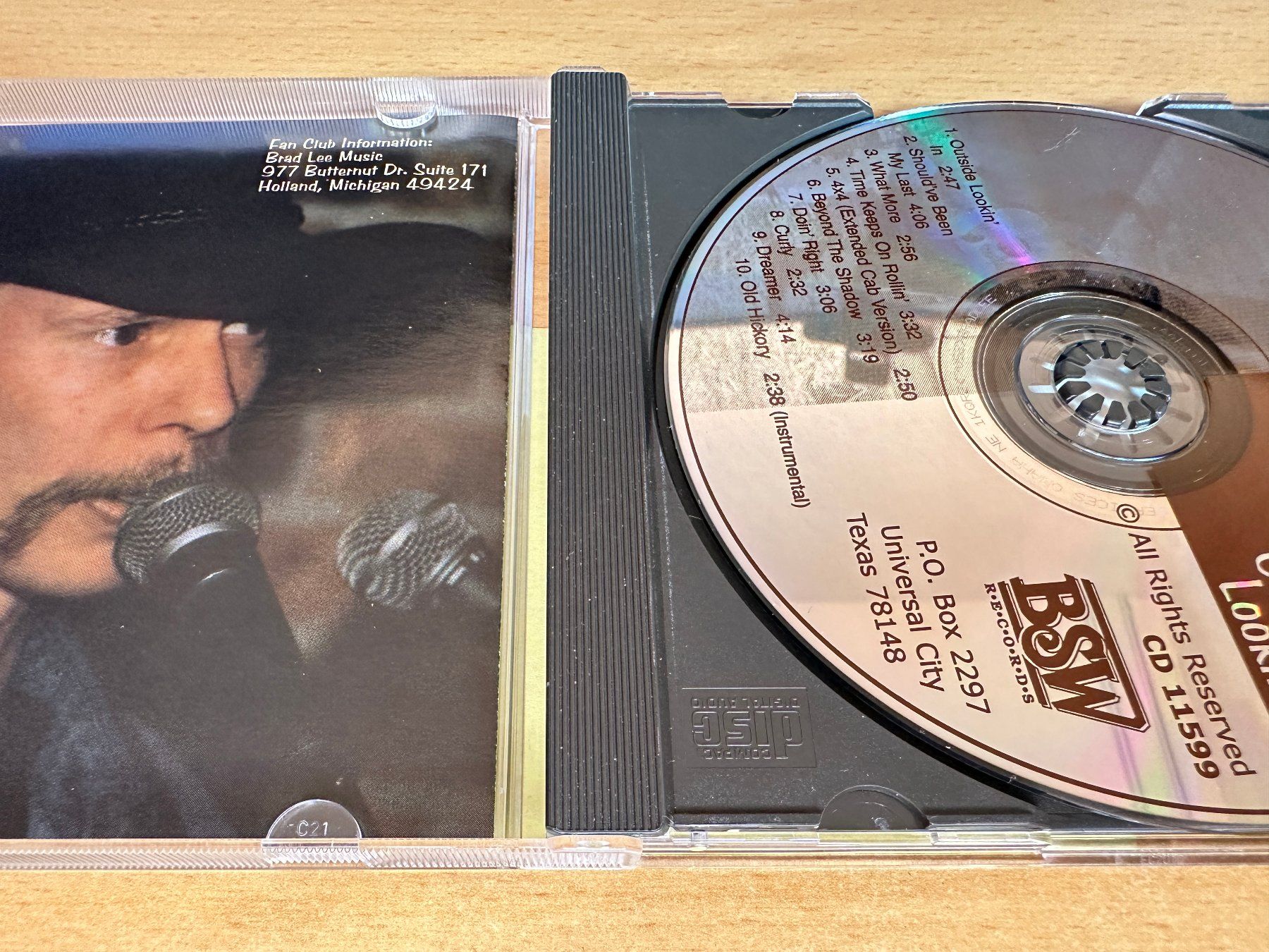 CD: Brad Lee – Outside Lookin' In – Usato da Rikon im Tösstal venduto da Alpenmutz 2