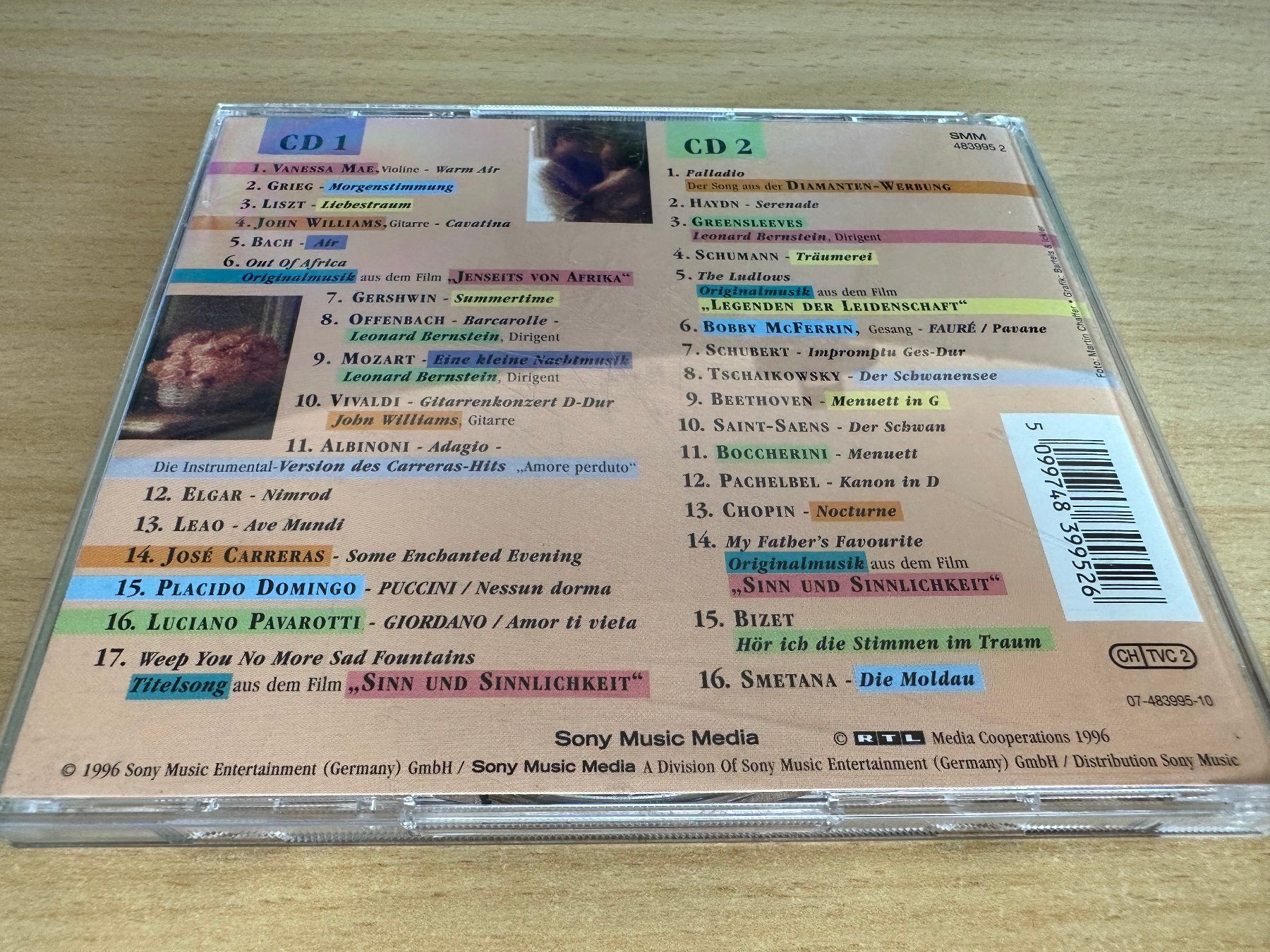 CD: Various – Kuschel Klassik 1 - 2 CD – Usato da Rikon im Tösstal venduto da Alpenmutz 1