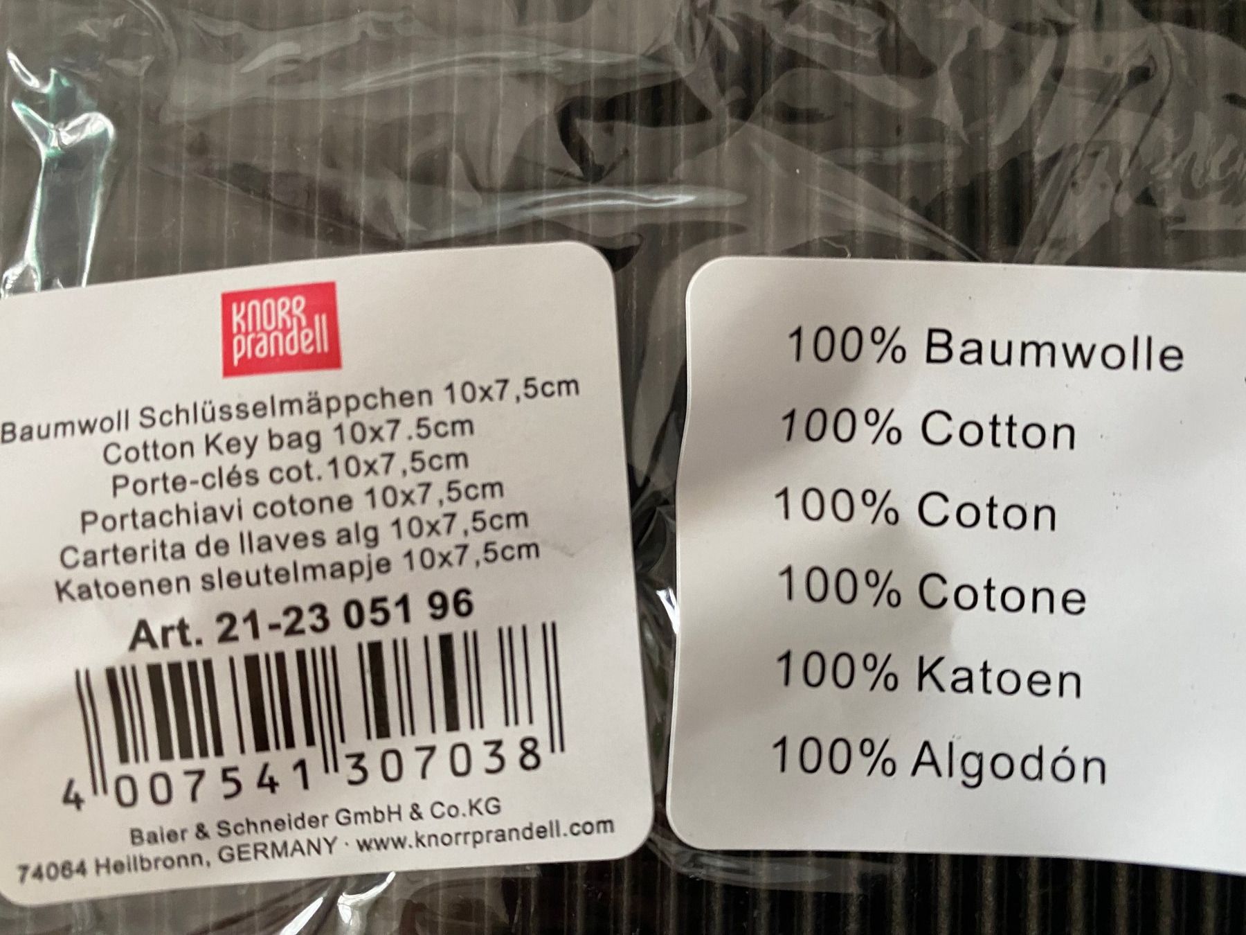 Schlüsselanhänger & - bänder: Baumwoll-Schlüsselanhänger – Neu und originalverpackt aus Egg SZ von irbaku 2