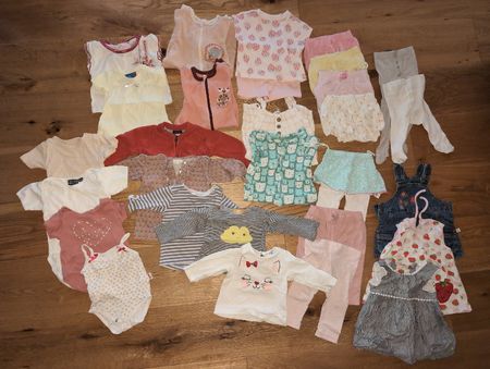 Super süsses Babykleider Set Mädchen Grösse 62 Sommer