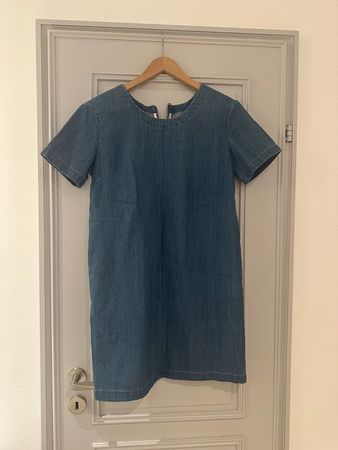 Kleid aus edlem japanischem Baumwoll Denim Jeans