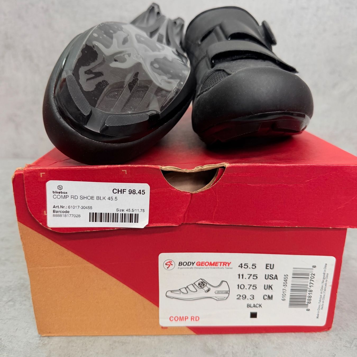 Scarpe da uomo: NEUE VELOSCHUHE SPECIALIZED COMP RD | UVP 149.- |GRÖSSE 45.5 – Nuovo e nell'imballaggio originale da Tübach venduto da KL-Bikes 3
