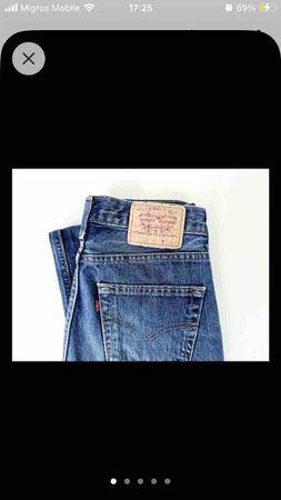 Jeans Levi Strauss blau Denim