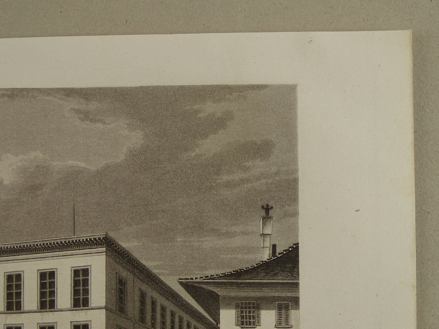 Incisioni: WINTERTHUR MÄDCHEN SCHULE AQUATINTA 1853 – Usato da Grüningen venduto da Kartensammler 4