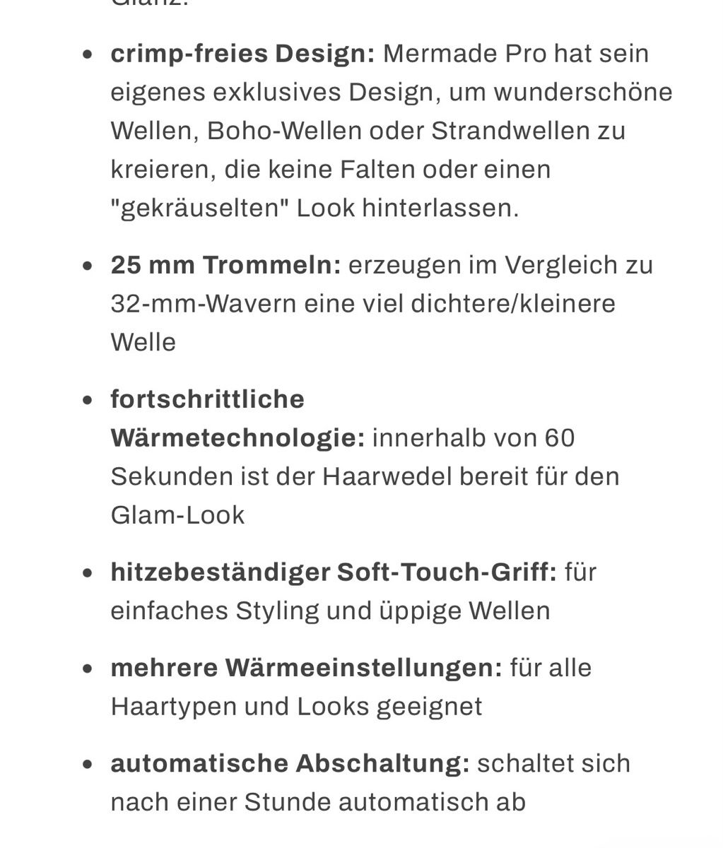 Mermade Lockenstäbe & Haarglätter: Mermade Waver 25mm – Gebraucht aus Zürich von Stina72 3