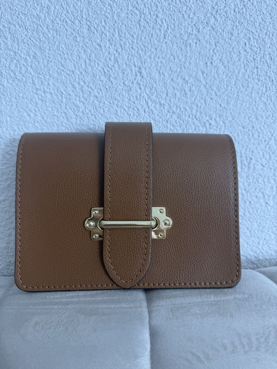 Borse da donna: Braune ECHT Leder Tasche – Nuovo (secondo la descrizione) da Winterthur venduto da axxgkc_123