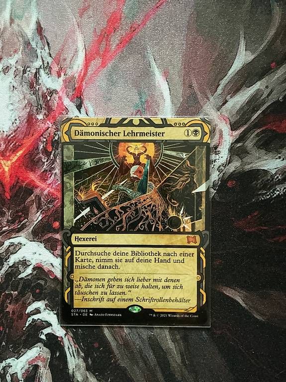 Magic The Gathering Carte collezionabili: Demonic Tutor / Dämonischer Lehrmeister MTG - Deutsch – Usato da Hochdorf venduto da HauptsachNoessle 1
