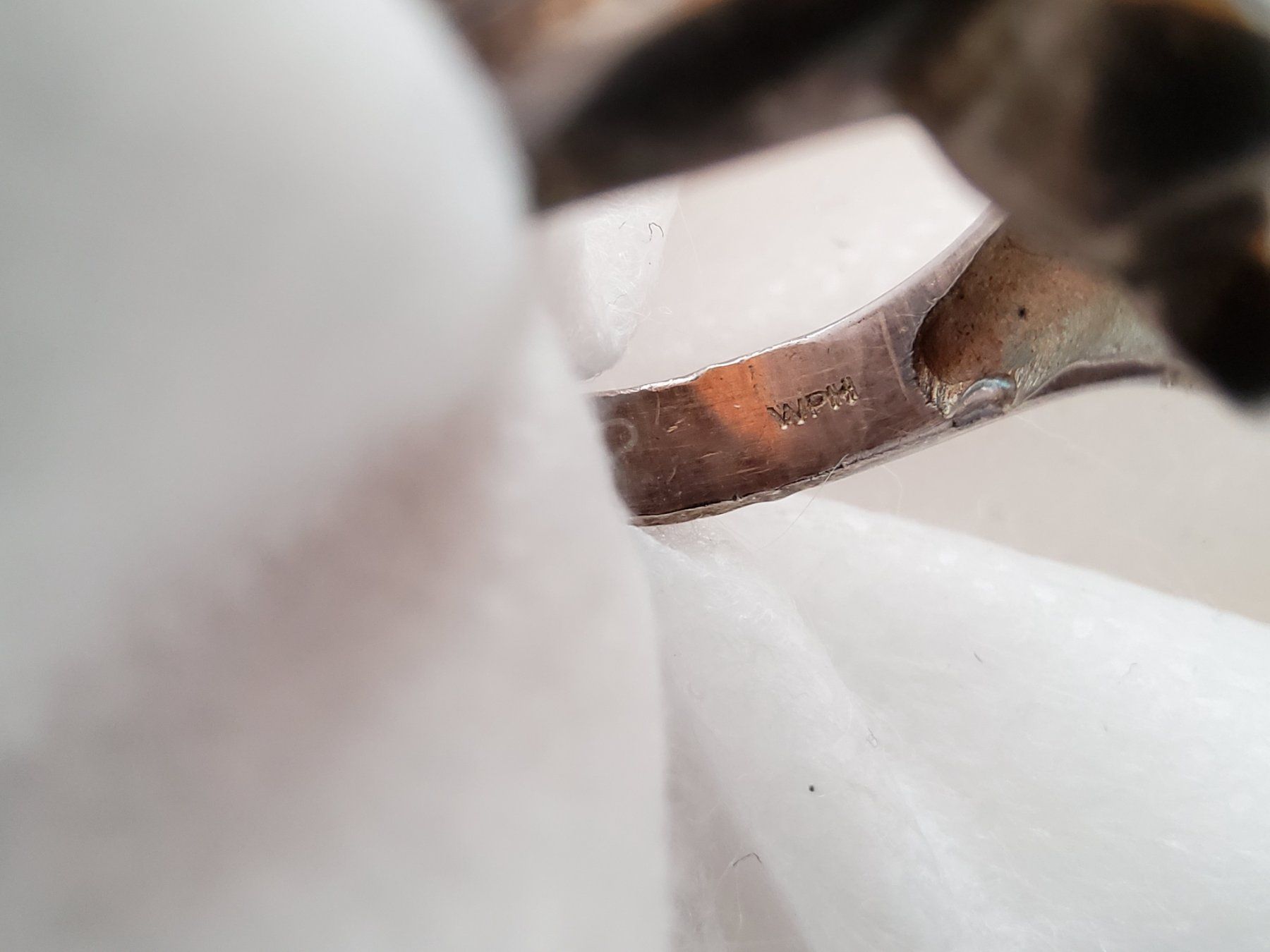Anelli: Bague en argent 925 avec pierre  – Usato da Malleray venduto da Broc-Mo 7