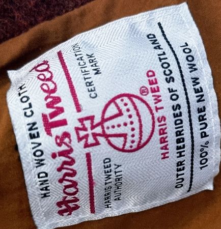 Veste Vintage Harris Tweed 100% Laine Vierge - Automne