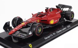 Ferrari F1-75 2022 Leclerc  Formel 1  NEU & OVP mit Vitrine