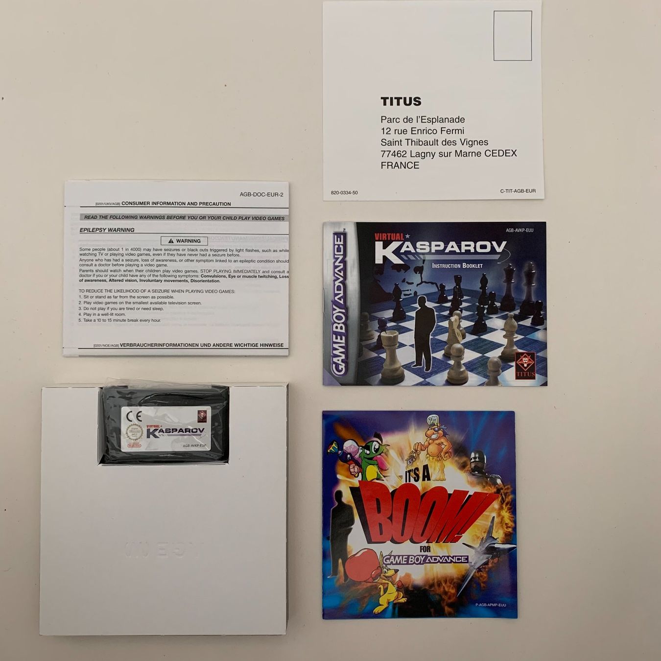 Nintendo Giochi: Virtual Kasparov - GBA - OVP – Usato da Zürich venduto da Mephisto87 5