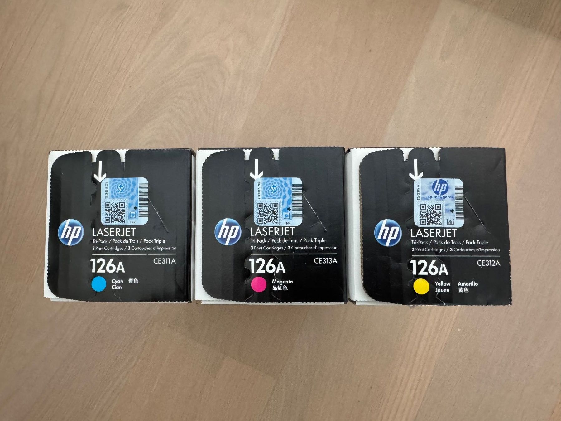 Hewlett Packard Cartucce per stampanti & toner: HP Toner 126A Tri-Pack – Nuovo e nell'imballaggio originale da Frick venduto da andreas.meier