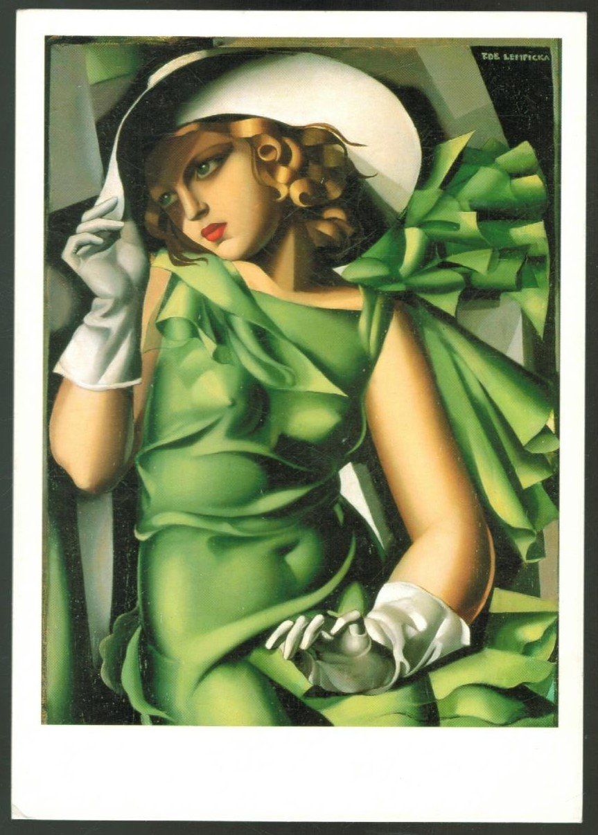 Cartoline postali: AK Kunstkarte Tamara de Lempicka – Usato da Zürich venduto da Tolima194