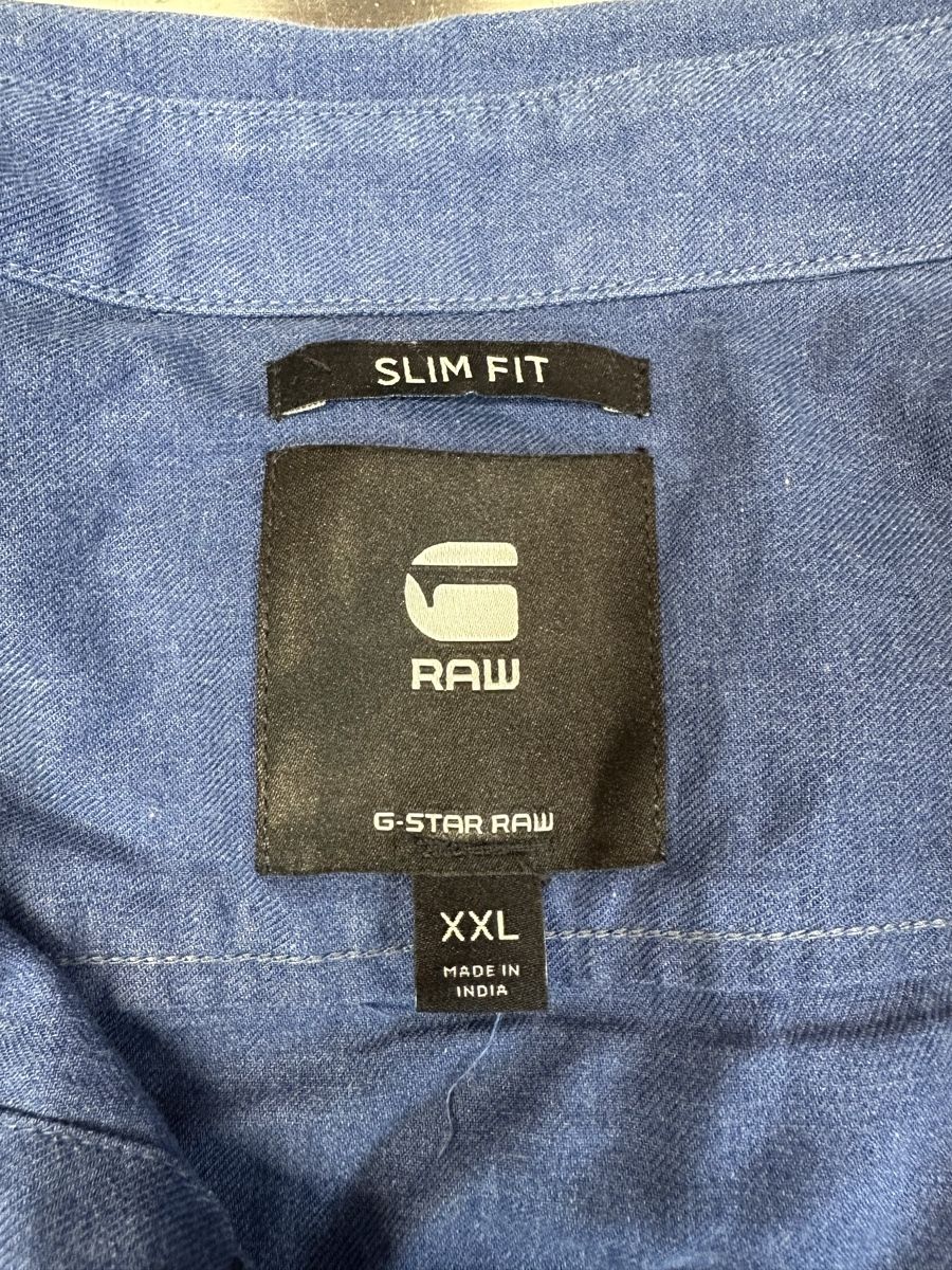 Hemden: G-Star Raw Hemd blau Slim Fit – Gebraucht aus Schwende von weesli 2