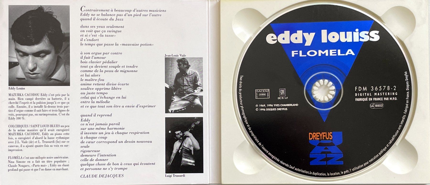 CDs: Eddy Louiss CD Digipack - Flomela – Gebraucht aus Savagnier von Ne2065 2