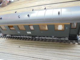HO ROCO Modelleisenbahn Wagen DB grün 1.Klasse Lüp16cm
