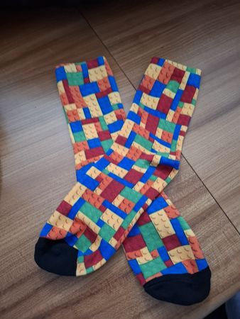 Bunte Lego Socken - Grösse 38-42 - Neu.