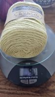 Hellgelbes Mischgarn, 90 gr.