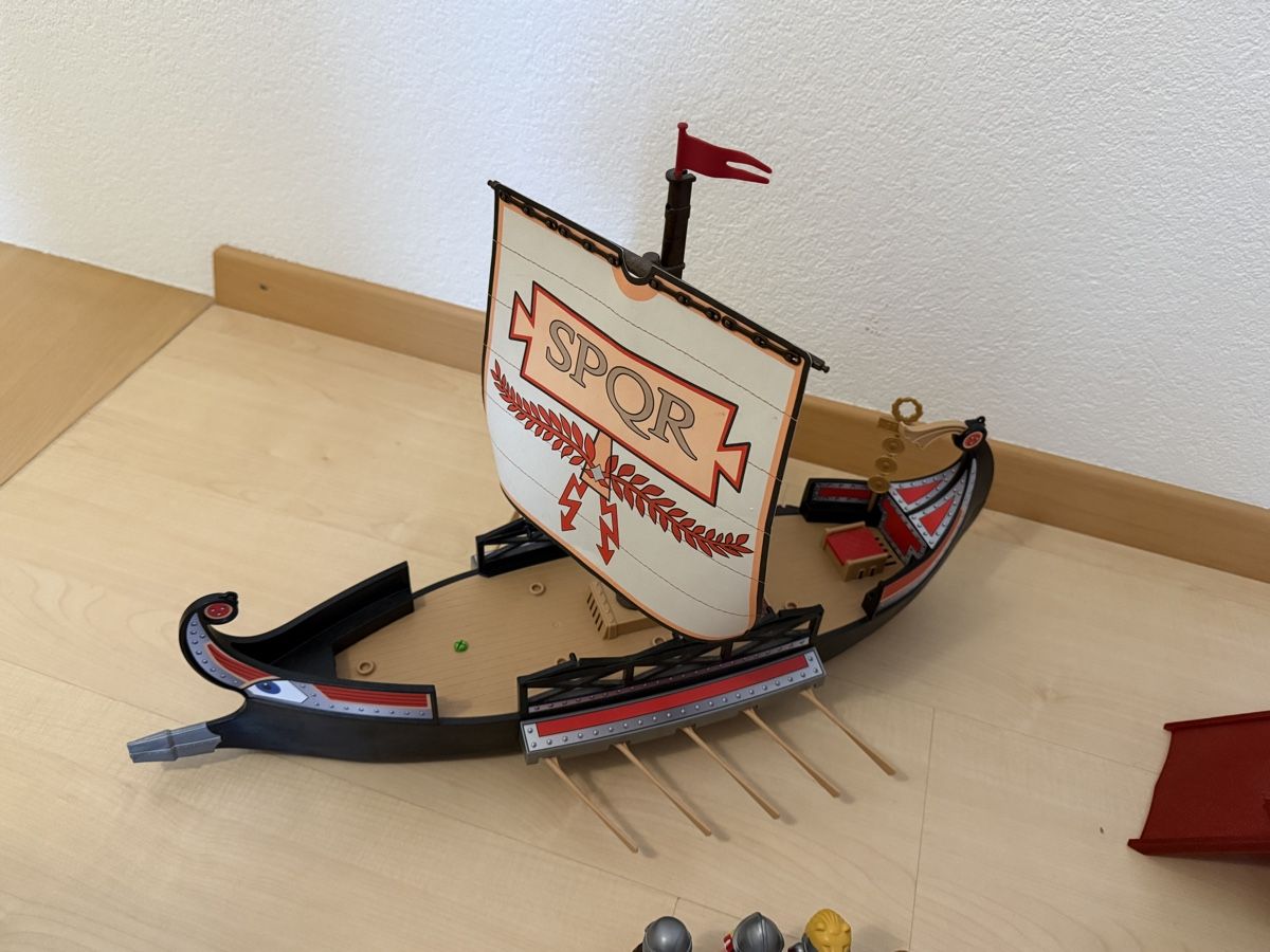 Playmobil Giocattoli: Playmobil Römische Galeere – Usato da Kaiseraugst venduto da FlohmarktMassa 3
