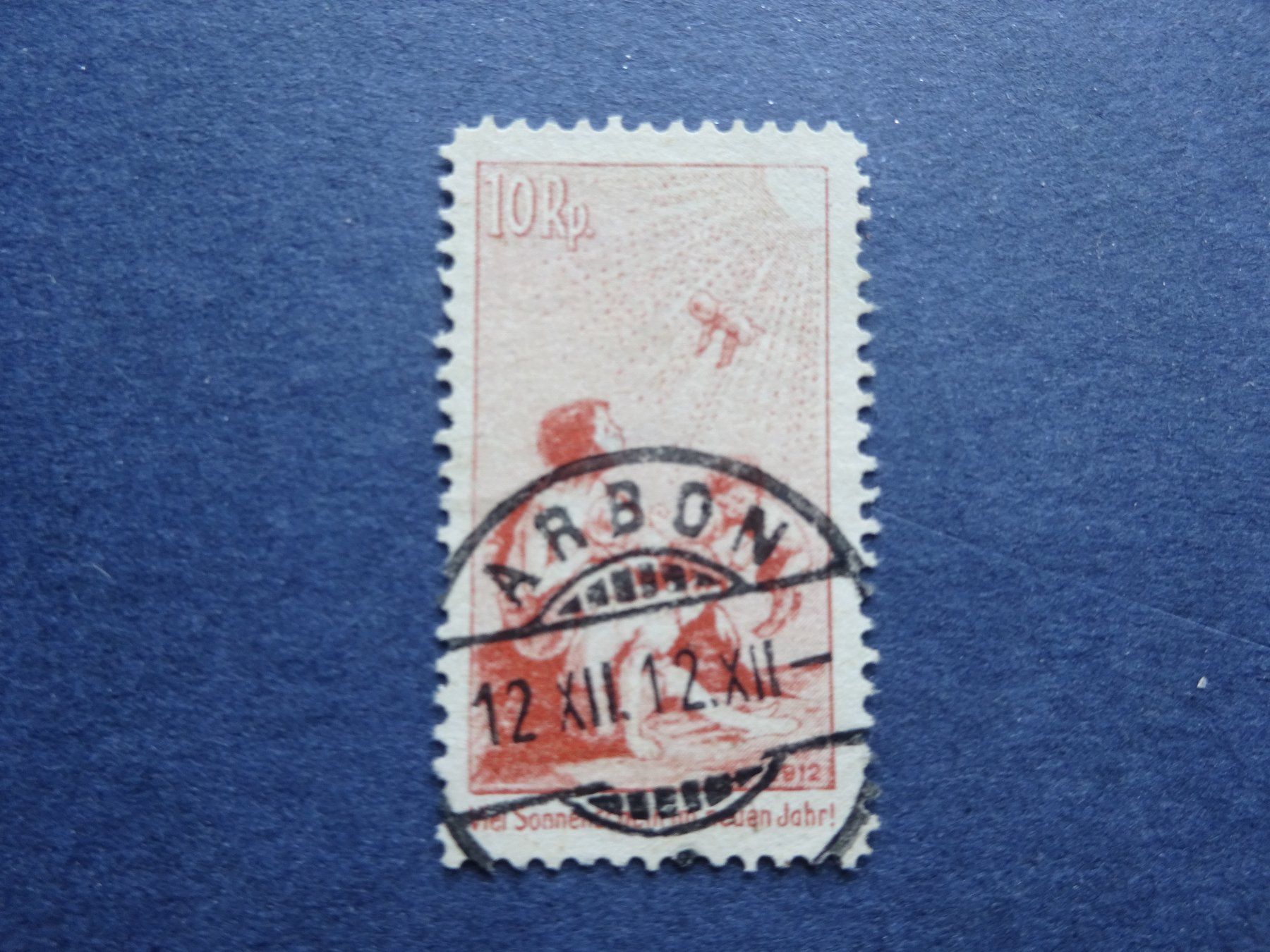 Tutti i francobolli: 1912 Pro Juventute deutsch ET-Voll - Attest – Usato da Appenzell-Steinegg venduto da adi1975 2