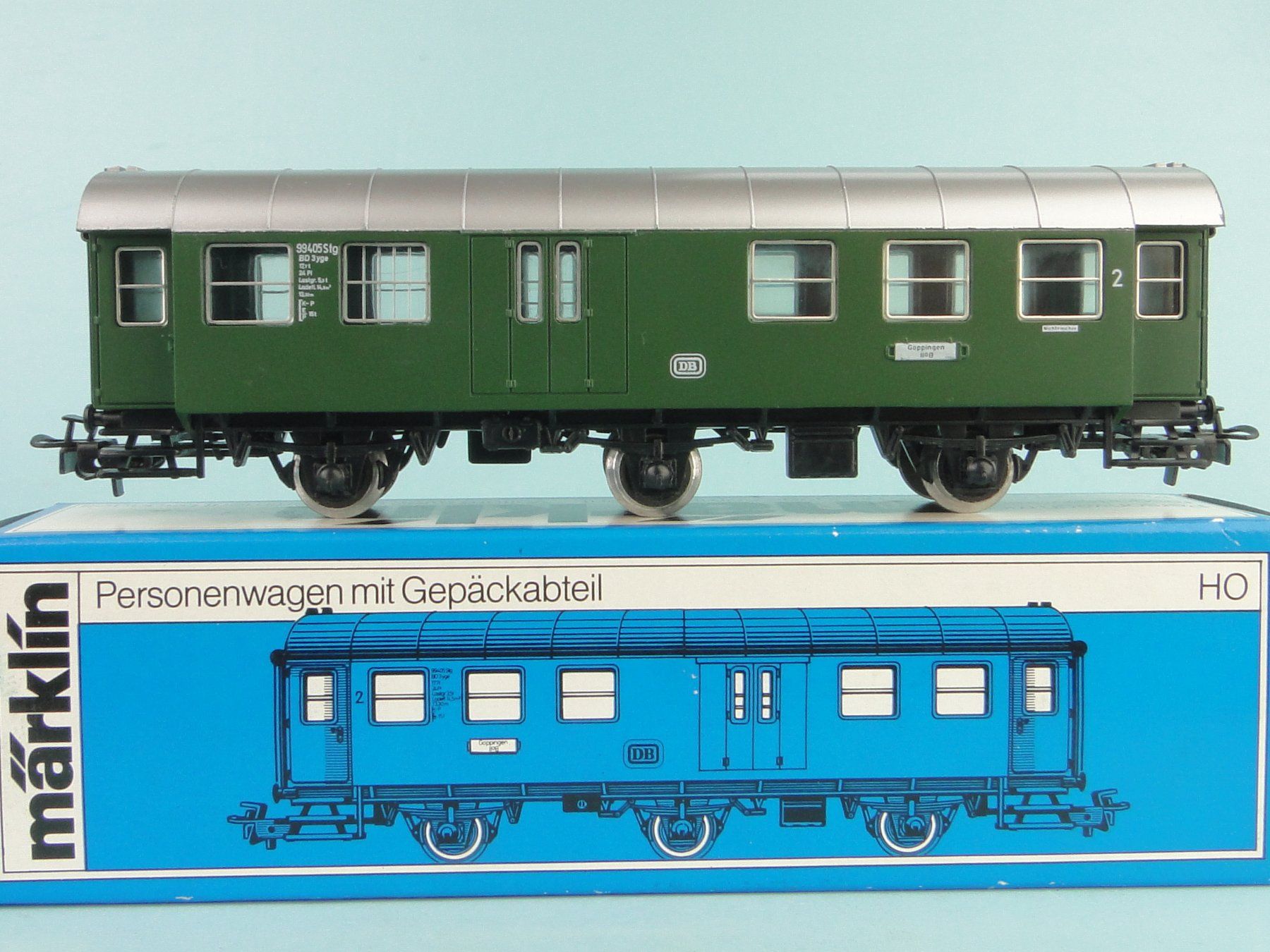 Märklin Modelleisenbahnen: Märklin DB 4080 Gepäckwagen – Gebraucht aus Bülach von cann11 1