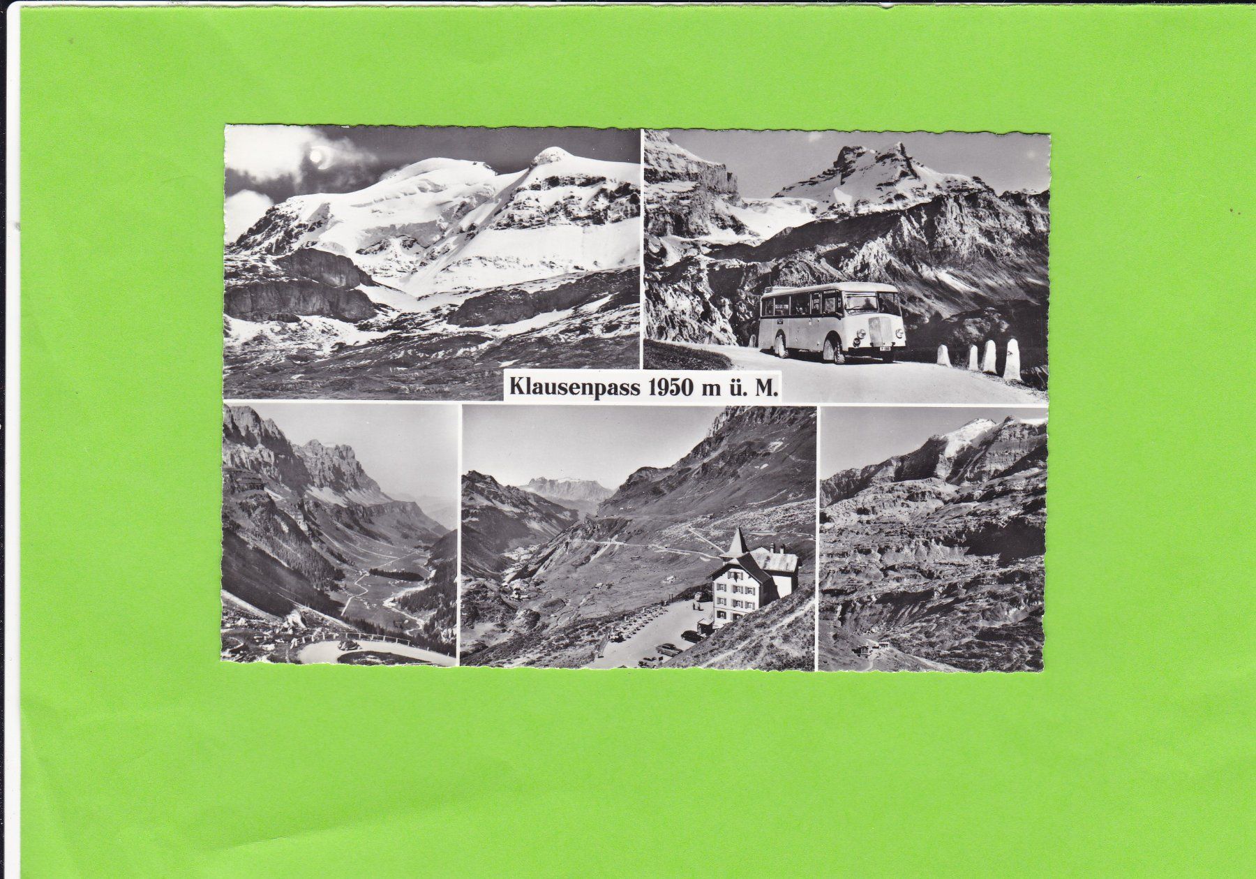Ansichtskarten: Klausenpass-Postauto – Gebraucht aus St. Peterzell von neckertal