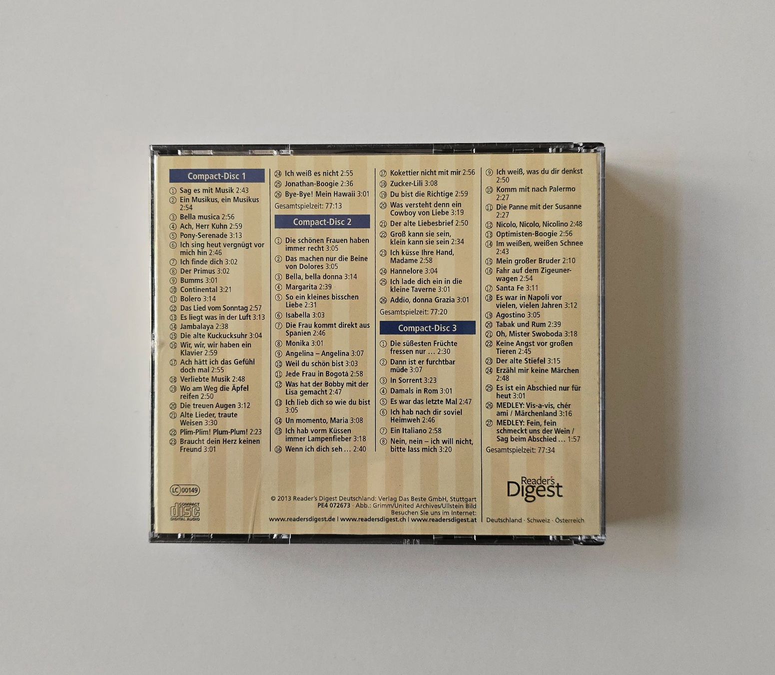 CDs: CD Peter Alexander - Bella, bella donna (3 CDs) – Gebraucht aus Dättlikon von Wundertuete_ 1