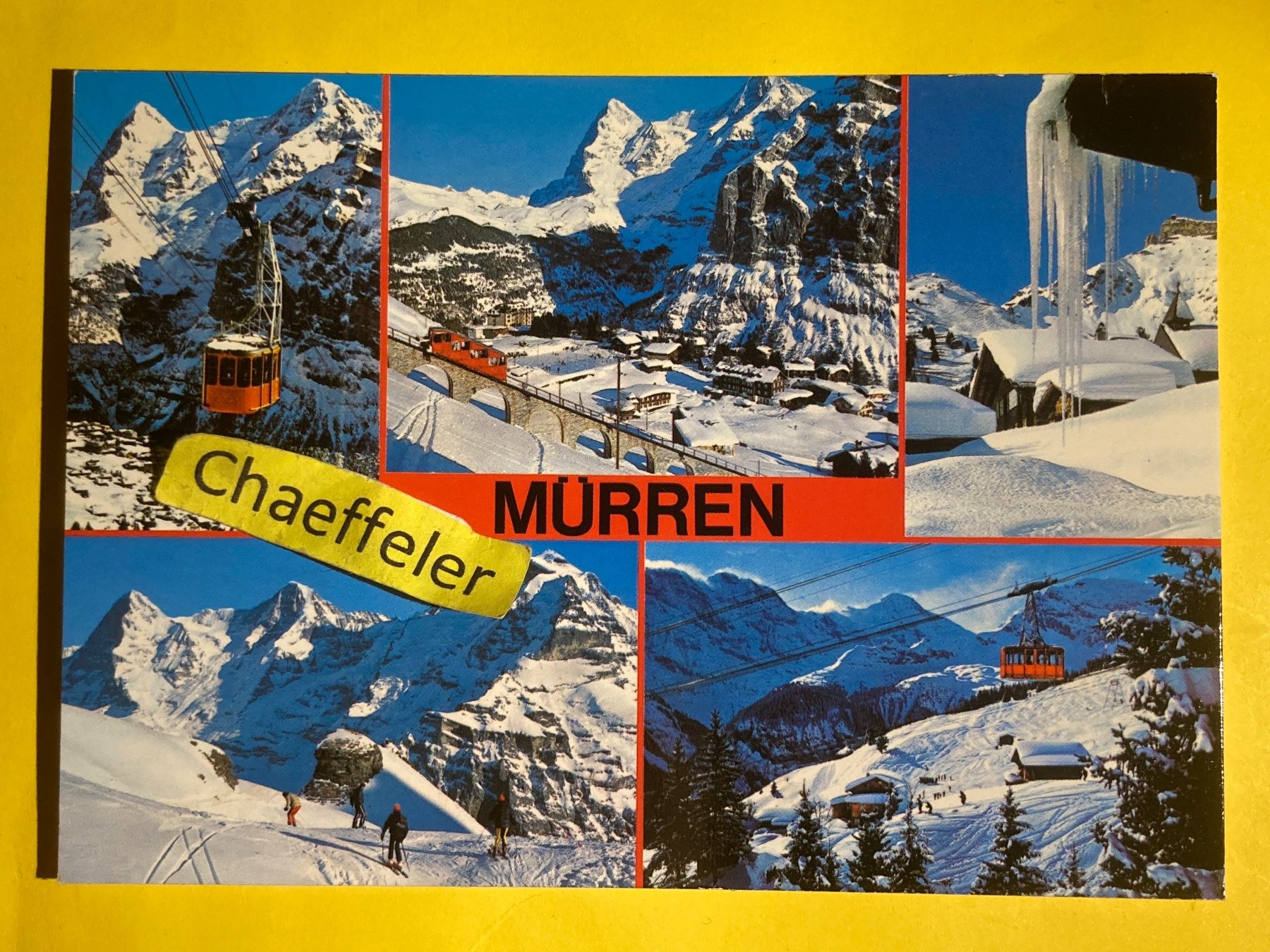 Cartes postales: 1986 Mürren Berner Oberland – D'occasion à Zürich par Chaeffeler