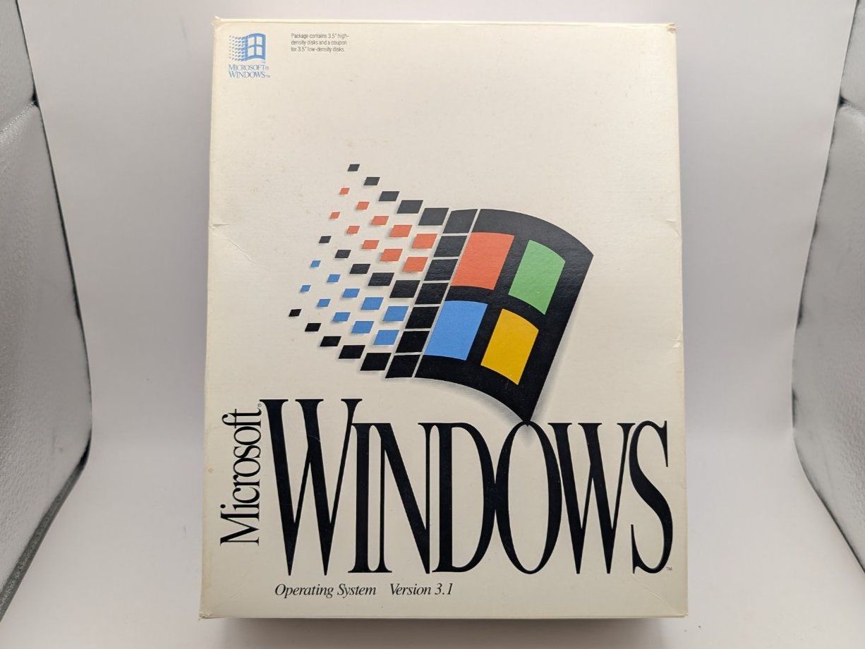 Microsoft Software: Microsoft Windows 3.1 (1992) - Microsoft - BigBox PC – Usato da Bad Ragaz venduto da MR_BR
