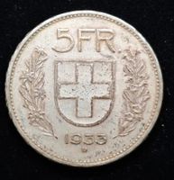 Lot 3x5Fr, 1931/1932/1933 bis vorz. Silber 835/1000
