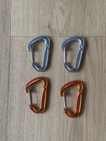 Karabiner Mammut Set 4 Stk. Orange/Silber guter Zustand