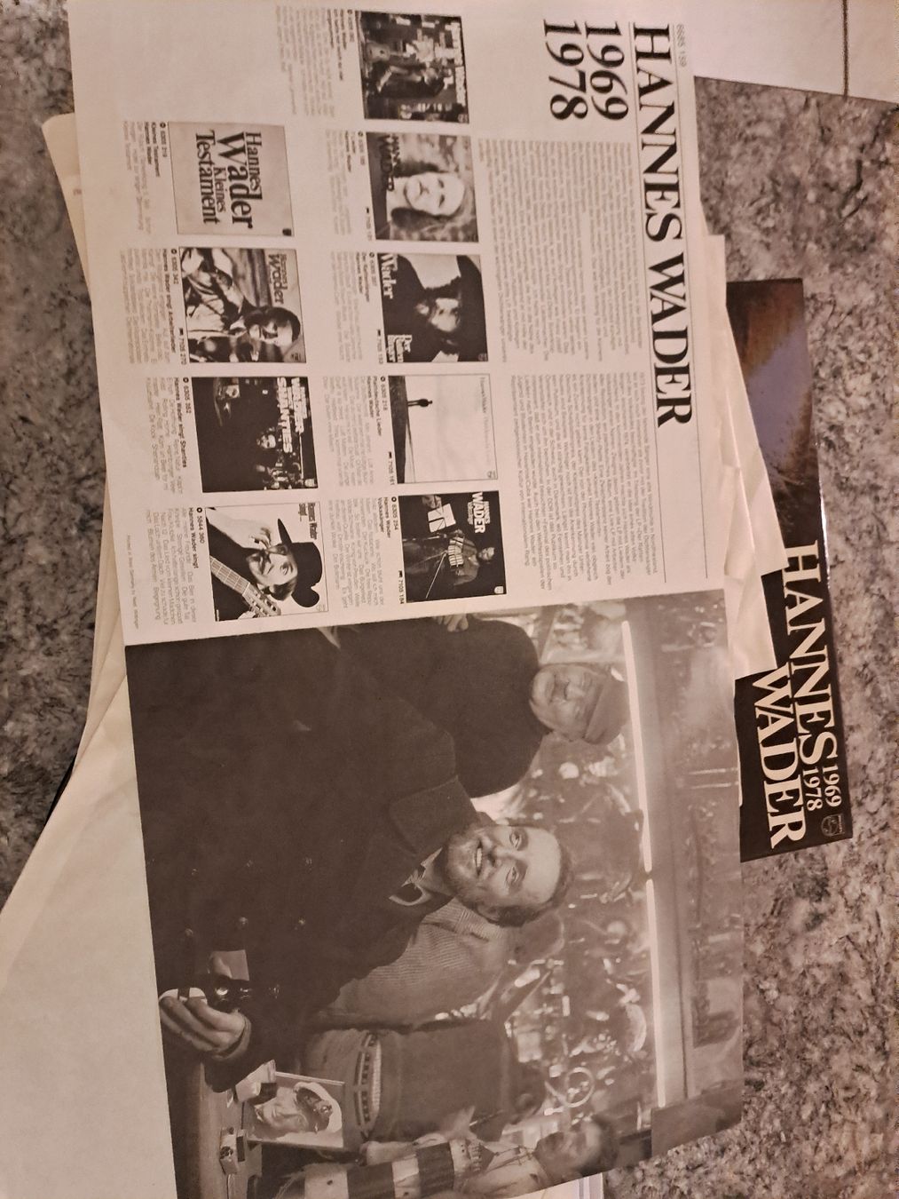 Dischi in vinile: 9 LP Box HANNES WADER  "1969 - 1978"  PHILIPS – Usato da Uetendorf venduto da Essiggurken 2
