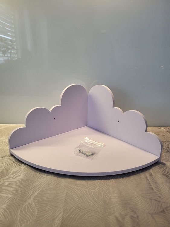 Scaffali: Wolken-Eckregal, Kinderzimmerregal weiss – Nuovo (secondo la descrizione) da Schliern b. Köniz venduto da Suena1