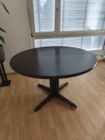Runder Esstisch dunkelbraun Holz gebraucht guter Zustand